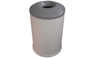 B21 Lixeira Tubo com Tampa Central