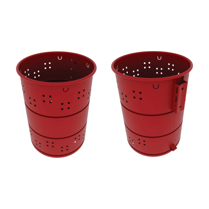 lixeira-cesto-modelo-iron-fixacao-no-poste-e-sem-tampa-w32501 LIXEIRA CESTO - MODELO IRON FIXAÇÃO NO POSTE E SEM TAMPA -