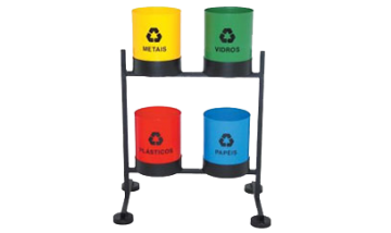 Conjunto de Lixeiras de 13 Litros Conjunto de Lixeiras de 13 Litros