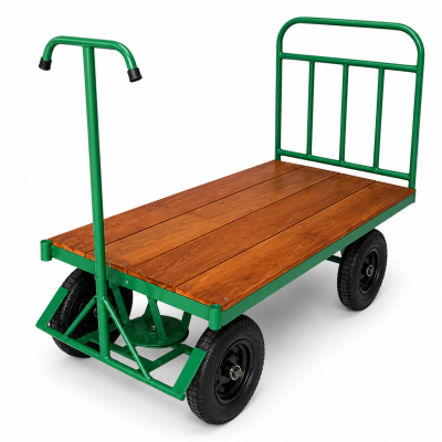 Carro Plataforma c/ 5ª Roda e Assoalho de Madeira – 800Kg
