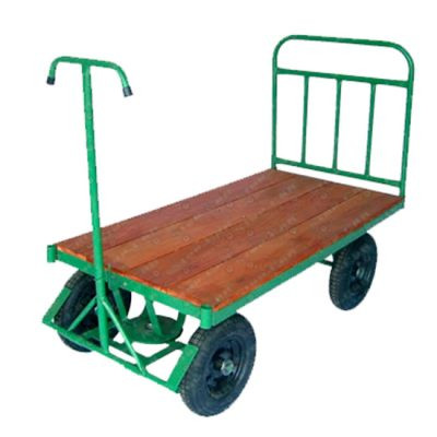 Carro Plataforma c/ 5ª Roda e Assoalho de Madeira