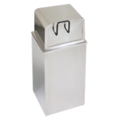 Lixeira com Tampa Fast Food Quadrada